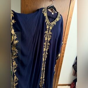 Beaded abaya